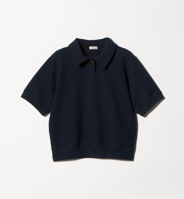 STEVEN ALAN「＜Steven Alan＞ブークレ ダンボール ワンボタン ハーフスリーブ プルオーバー」|Tシャツ・カットソー|