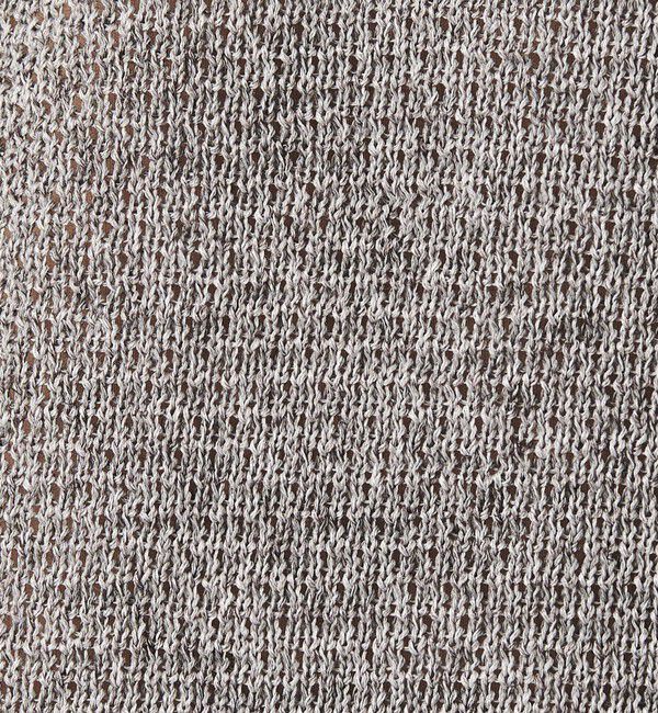 BEAUTY&YOUTH UNITED ARROWS「リネンブレンド メランジ クルーネック ニット ウォッシャブル」|ニット・セーター|