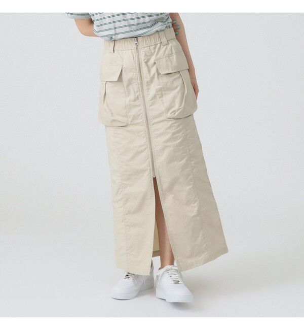 Ray BEAMS 「フロント ジップ カーゴ タイトスカート」|スカート|