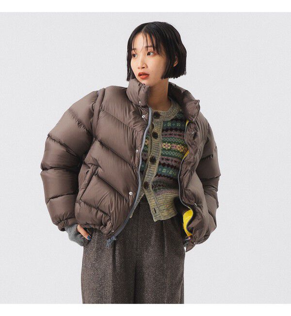 BEAMSBOY「【別注】SIERRA DESIGNS / 2WAY ショート ダウン 25FW」|ブルゾン・スタジャン|BROWN&times;YELLOW