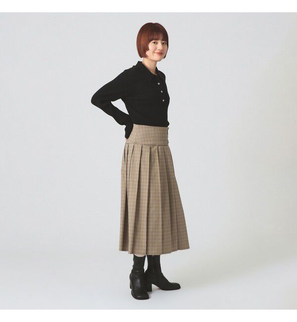 Ray BEAMS 「リブ ニット ポロシャツ」|ニット・セーター|