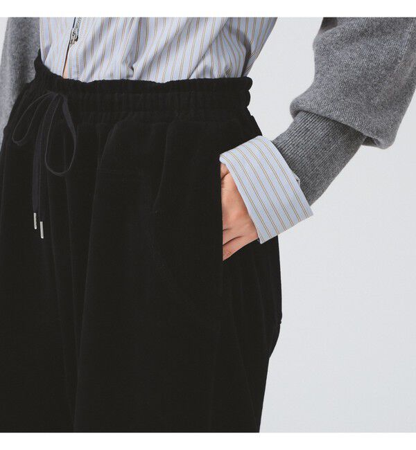 Ray BEAMS 「ベロア ワイド スウェット パンツ」|その他|