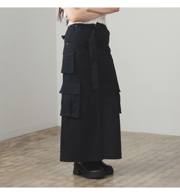 Ray BEAMS 「カーゴ ポケット タイト スカート」|タイト|