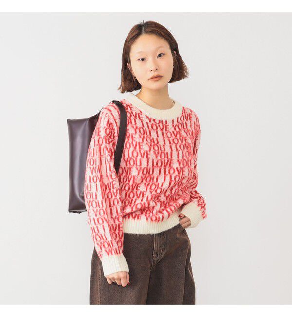 Ray BEAMS 「【別注】PENNEY&rsquo;S / シャギー ニット」|ニット・セーター|OFF WHITE