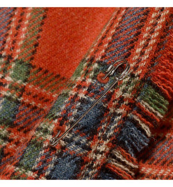 BEAMSBOY「ハリスツイード フリンジ スカート」|スカート|