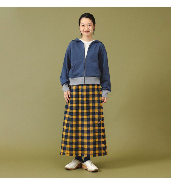 BEAMSBOY「ハリスツイード フリンジ スカート」|スカート|