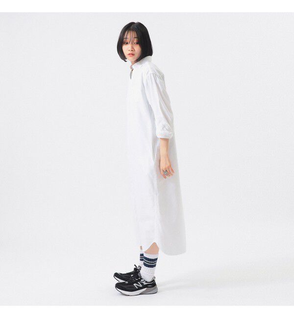BEAMSBOY「オックスフォード BD ワンピース ロングスリーブ」|ワンピース|