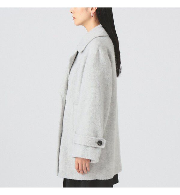 Ray BEAMS 「シャギー ダブル ハーフ コート」|その他|