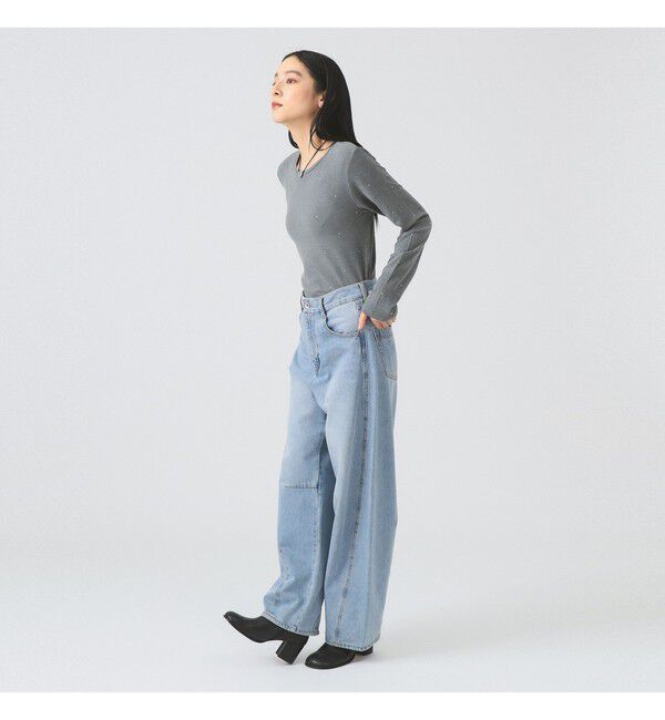 Ray BEAMS 「ホットフィックス クルーネック カットソー」|Tシャツ・カットソー|