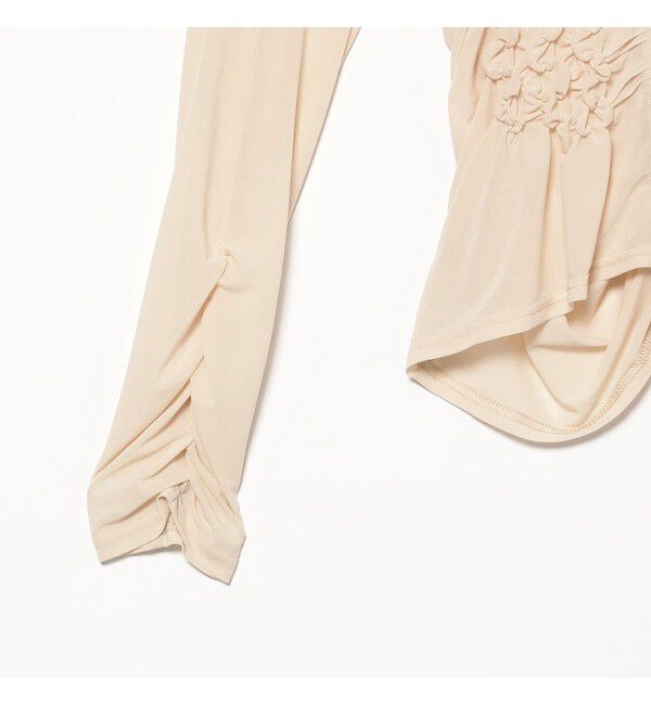 Ray BEAMS 「シャーリング ギャザー カーディガン」|カーディガン|