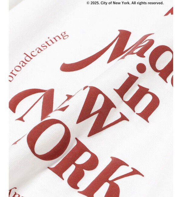 Ray BEAMS 「【別注】GOOD ROCK SPEED / NEW YORK CITY ロングスリーブ Tシャツ」|Tシャツ・カットソー|