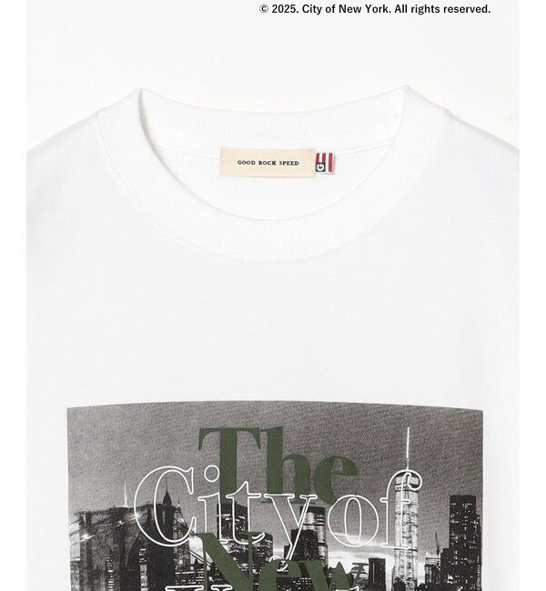Ray BEAMS 「【別注】GOOD ROCK SPEED / NEW YORK CITY ロングスリーブ Tシャツ」|Tシャツ・カットソー|