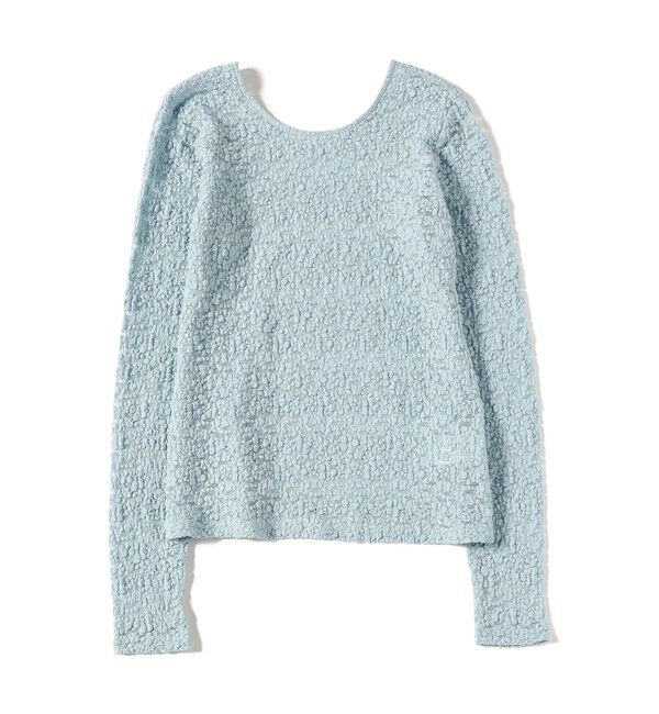 Ray BEAMS 「ジャカード レース クルーネック Tシャツ」|Tシャツ・カットソー|