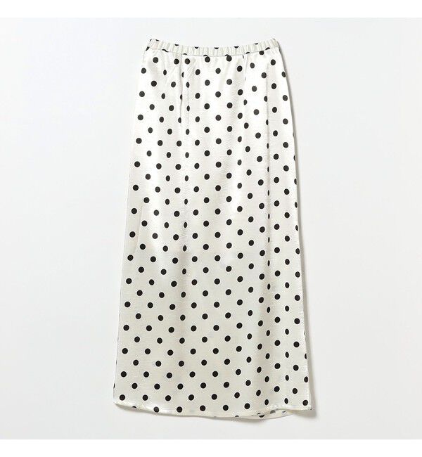 Ray BEAMS 「ドット サテン フリル スカート」|スカート|