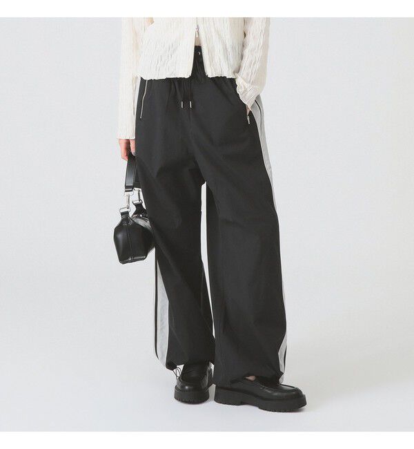 Ray BEAMS 「Wライン トラック パンツ」|チノ|