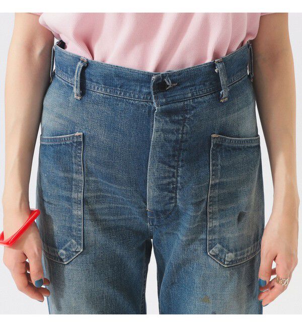 BEAMSBOY「【別注】BUZZ RICKSON'S / USN デニム トラウザーズ」|チノ|