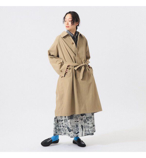 BEAMSBOY「ソロテックス バルマカンコート」|ダッフルコート|BEIGE