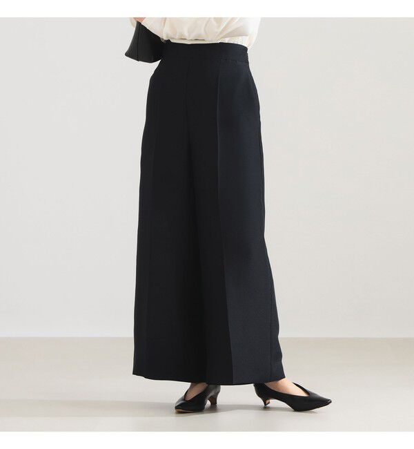 Demi-Luxe BEAMS 「ワイド シルエット パンツ」|チノ|