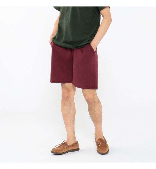 BEAMS「LOOPWHEELER &times; BEAMS PLUS / 別注 Extra Light Plus Sweat Shorts」|その他|◯BURGUNDY
