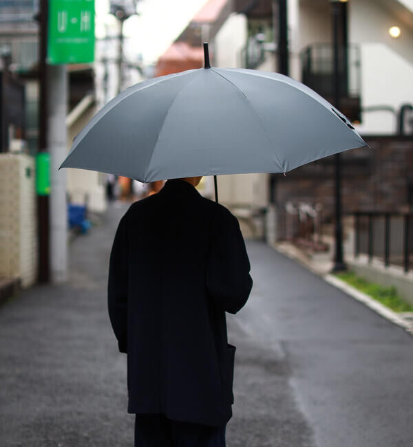 BEAMS「bPr BEAMS / ベーシック アンブレラ」|傘|GREY