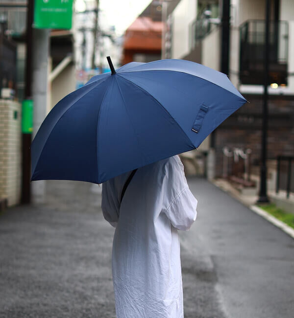 BEAMS「bPr BEAMS / ベーシック アンブレラ」|傘|NAVY