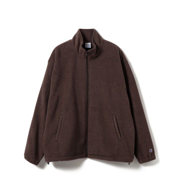 BEAMS「【別注】Champion / Fleece Stand Zip Jacket」|ブルゾン・スタジャン|