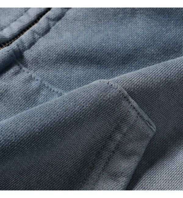 BEAMS「ワイドショートフィット フェード フルジップ フーディー」|スウェット・ジャージ|