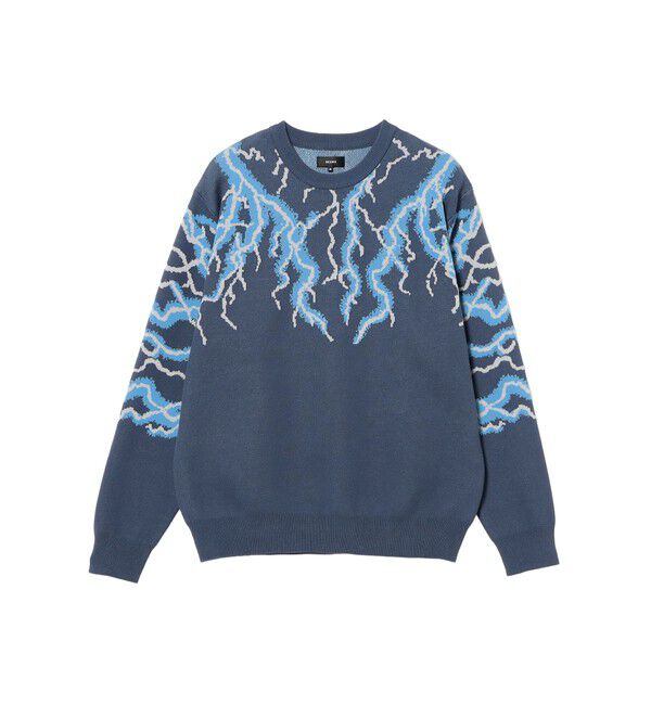 BEAMS「12ゲージ サンダー クルーネック ニット」|ニット・セーター|