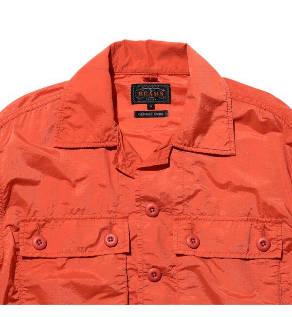 BEAMS PLUS「MIL SHT-JAC NYCO Rip stop Pigment Dye」|ブルゾン・スタジャン|
