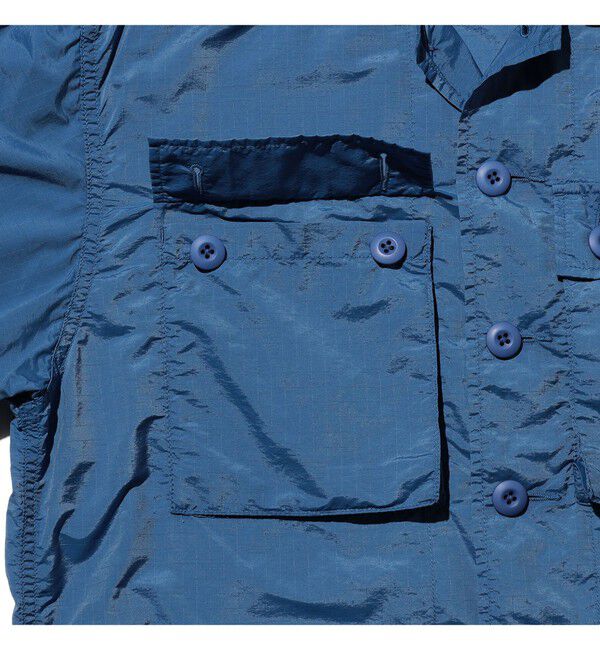 BEAMS PLUS「MIL SHT-JAC NYCO Rip stop Pigment Dye」|ブルゾン・スタジャン|