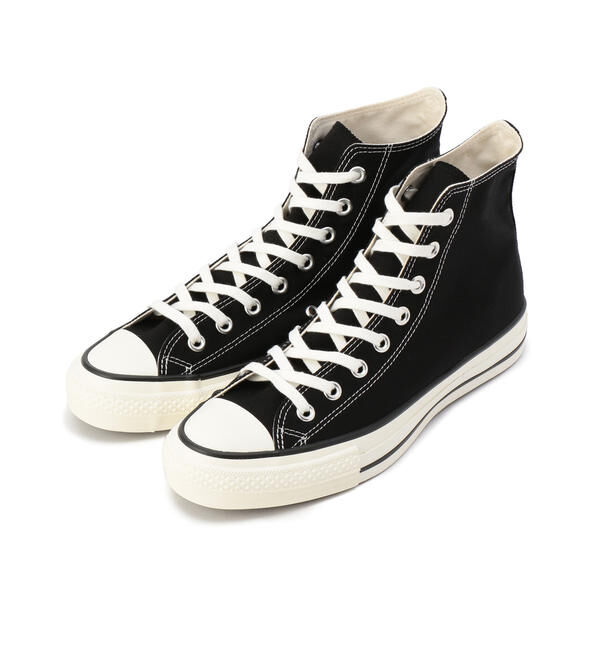SHIPS「CONVERSE: JAPAN MADE キャンバス オールスター HI」|スニーカー|ブラック
