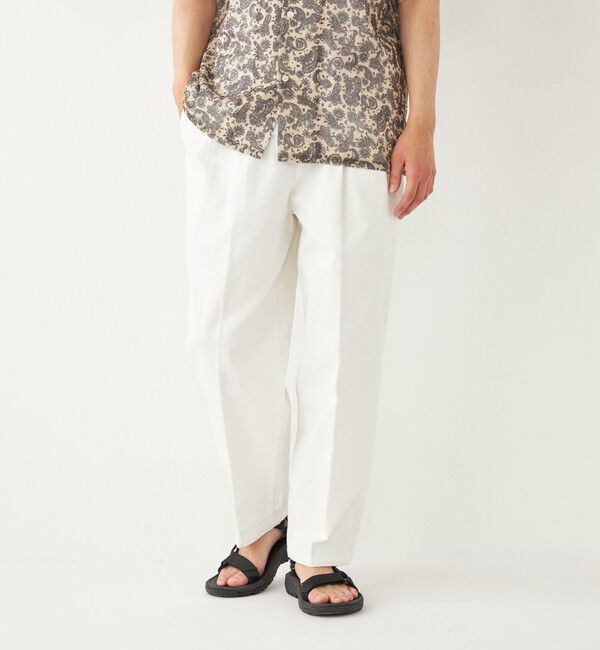 SHIPS Colors 「SHIPS Colors: テーパード ワイド トラウザー デニム◇」|デニム|