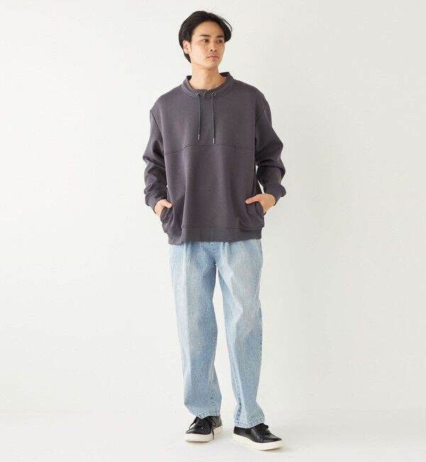 SHIPS Colors 「SHIPS Colors: テーパード ワイド トラウザー デニム◇」|デニム|