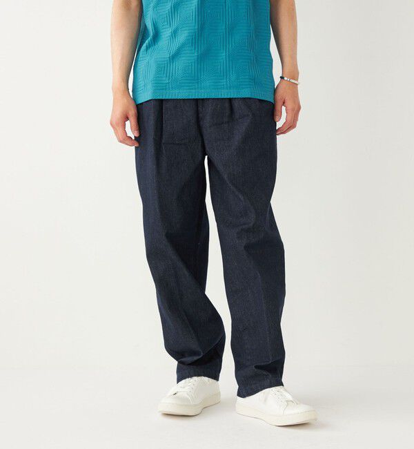 SHIPS Colors 「SHIPS Colors: テーパード ワイド トラウザー デニム◇」|デニム|