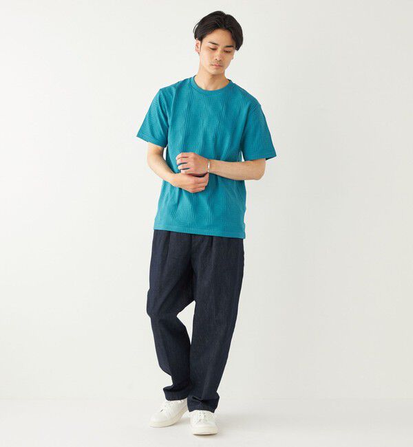 SHIPS Colors 「SHIPS Colors: テーパード ワイド トラウザー デニム◇」|デニム|