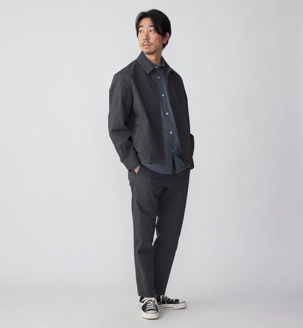 SHIPS「SHIPS:〈手洗い可能〉ハイパーストレッチ チェック ブルゾン (セットアップ対応)」|ブルゾン・スタジャン|