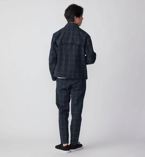 SHIPS「SHIPS:〈手洗い可能〉ハイパーストレッチ チェック ブルゾン (セットアップ対応)」|ブルゾン・スタジャン|