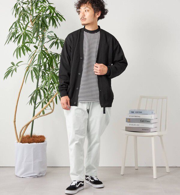 SHIPS any「SHIPS any: 〈手洗い可能〉テック シアー カーディガン◇」|カーディガン|