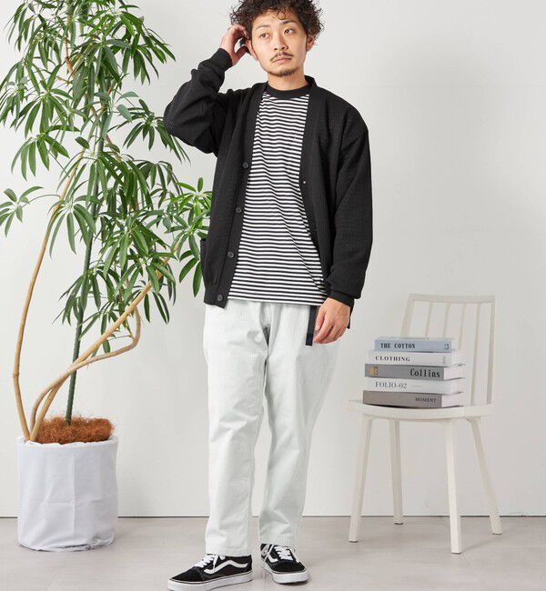 SHIPS any「SHIPS any: 〈手洗い可能〉テック シアー カーディガン◇」|カーディガン|