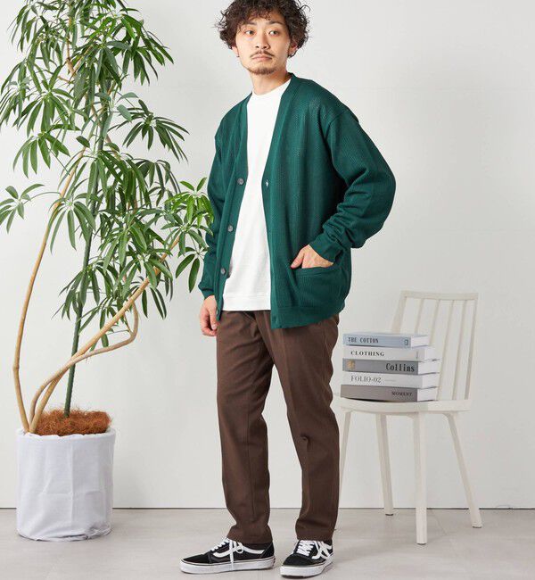 SHIPS any「SHIPS any: 〈手洗い可能〉テック シアー カーディガン◇」|カーディガン|