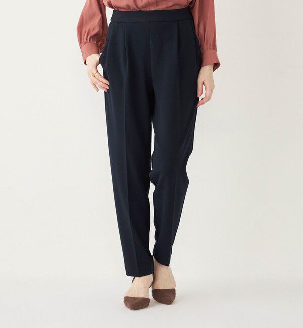 SHIPS Colors 「SHIPS Colors:〈手洗い可能〉ジョーゼット パンツ2 (セットアップ対応可能)◇」|その他|ネイビー