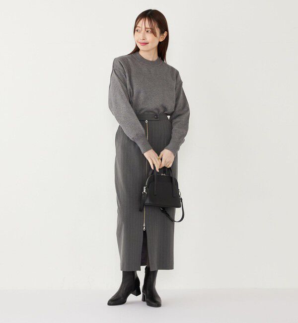 SHIPS Colors 「SHIPS Colors:〈手洗い可能〉スウェット ライク ニット◇」|ニット・セーター|