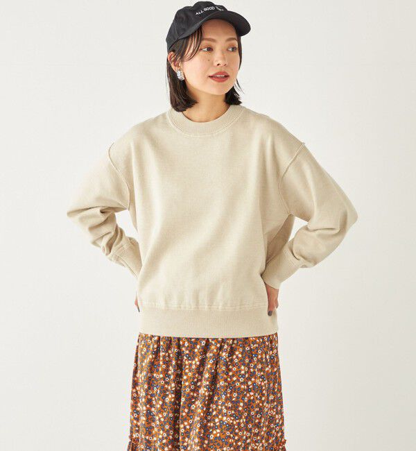 SHIPS Colors 「SHIPS Colors:〈手洗い可能〉スウェット ライク ニット◇」|ニット・セーター|