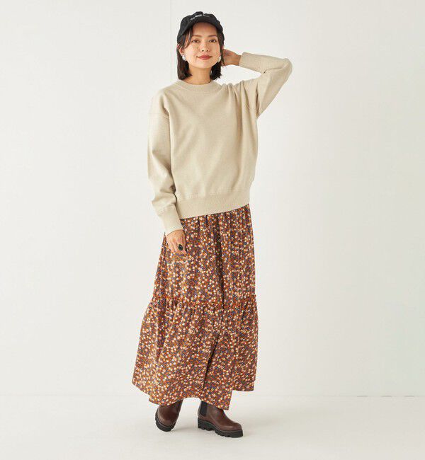 SHIPS Colors 「SHIPS Colors:〈手洗い可能〉スウェット ライク ニット◇」|ニット・セーター|