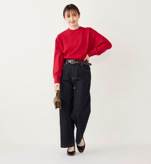 SHIPS Colors 「SHIPS Colors:〈手洗い可能〉スウェット ライク ニット◇」|ニット・セーター|