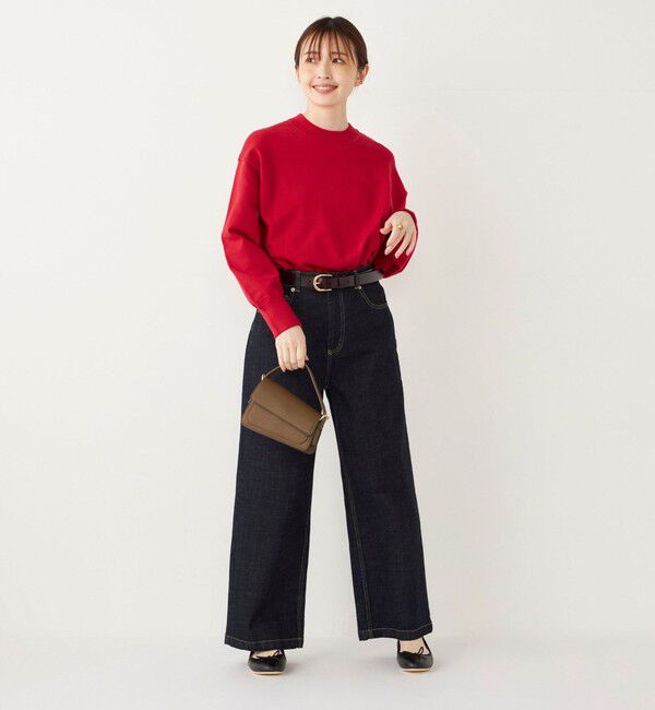 SHIPS Colors 「SHIPS Colors:〈手洗い可能〉スウェット ライク ニット◇」|ニット・セーター|