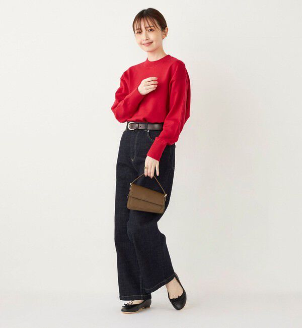 SHIPS Colors 「SHIPS Colors:〈手洗い可能〉スウェット ライク ニット◇」|ニット・セーター|