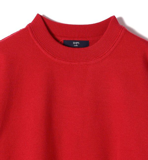 SHIPS Colors 「SHIPS Colors:〈手洗い可能〉スウェット ライク ニット◇」|ニット・セーター|