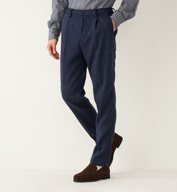 SHIPS Colors 「SHIPS Colorsセーターフリース イージー スラックス(セットアップ可能)」|スラックス|ネイビー