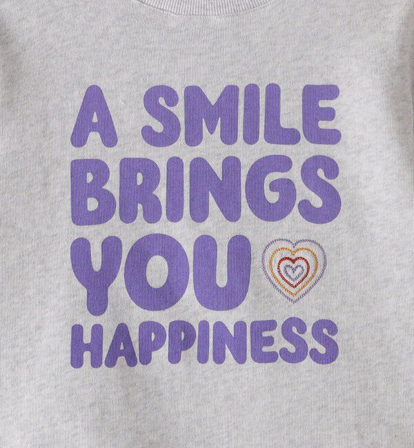 SHIPS KIDS「SHIPS KIDS:130～140cm / ガーゼ 裏毛 メッセージ スウェット」|スウェット・ジャージ|